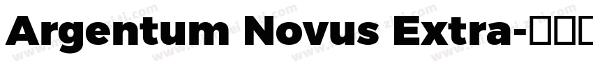 Argentum Novus Extra字体转换